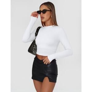 AUTOMET 2pack Womens Long Sleeve T Shirts Basic Going Out Crop Tops Slim Small